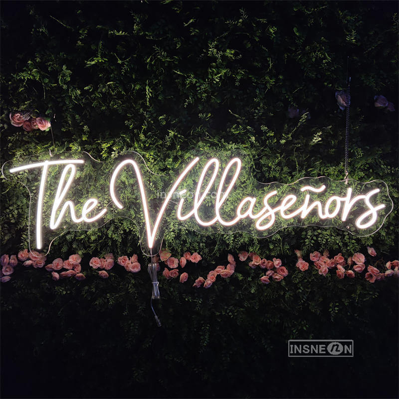 'The Villasenors' Led Custom Neon Sign