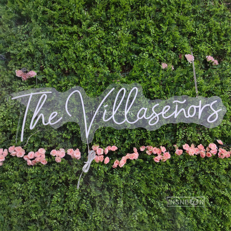 'The Villasenors' Led Custom Neon Sign