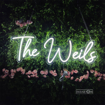 'The Weils' Led Custom Neon Sign