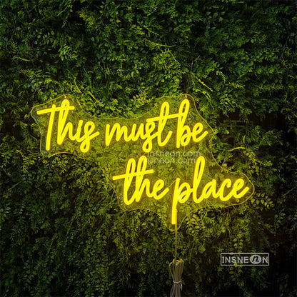 This must be the place Led Custom Neon Sign