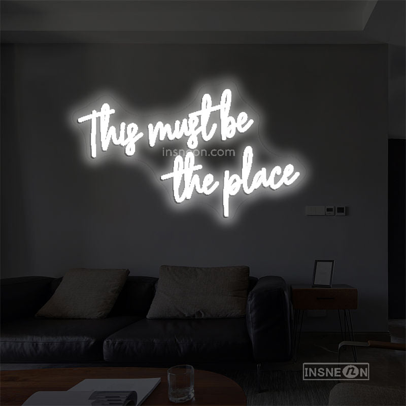This must be the place Led Custom Neon Sign