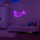 'Whale' Neon Sign