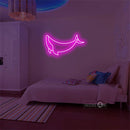 'Whale' Neon Sign