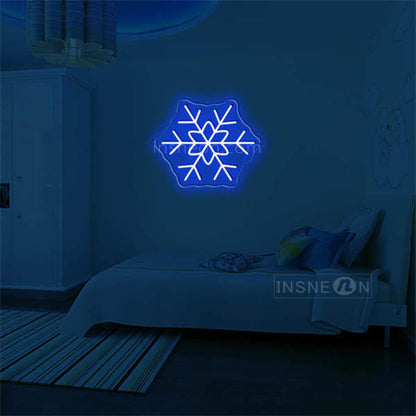 'White Snow' LED Neon Sign