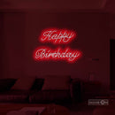 happy birthday Led Custom Neon Sign