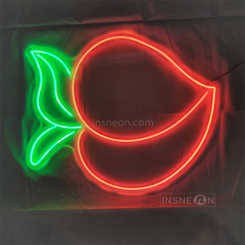 InsNeon Factory Peach Custom Neon Sign