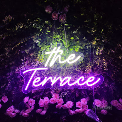the Terrace Led Custom Neon Sign