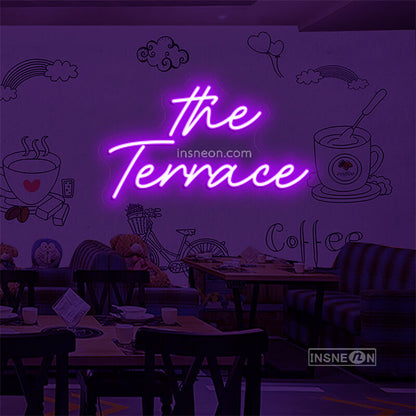 the Terrace Led Custom Neon Sign