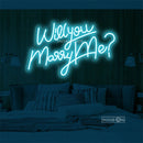 will yow marry yow Led Custom Neon Sign