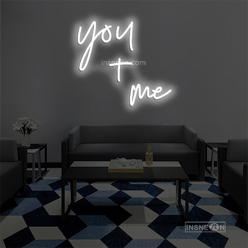 you+me Led Custom Neon Sign