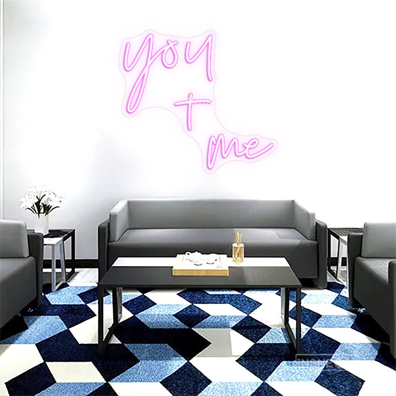 you+me Led Custom Neon Sign